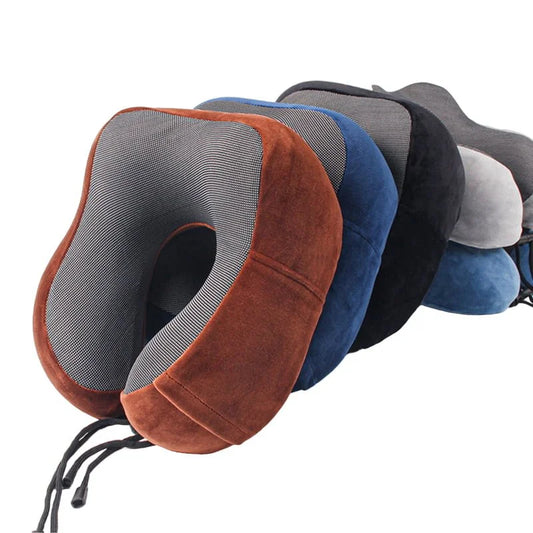 Memory Foam Travel Pillow Neck Support U Shaped