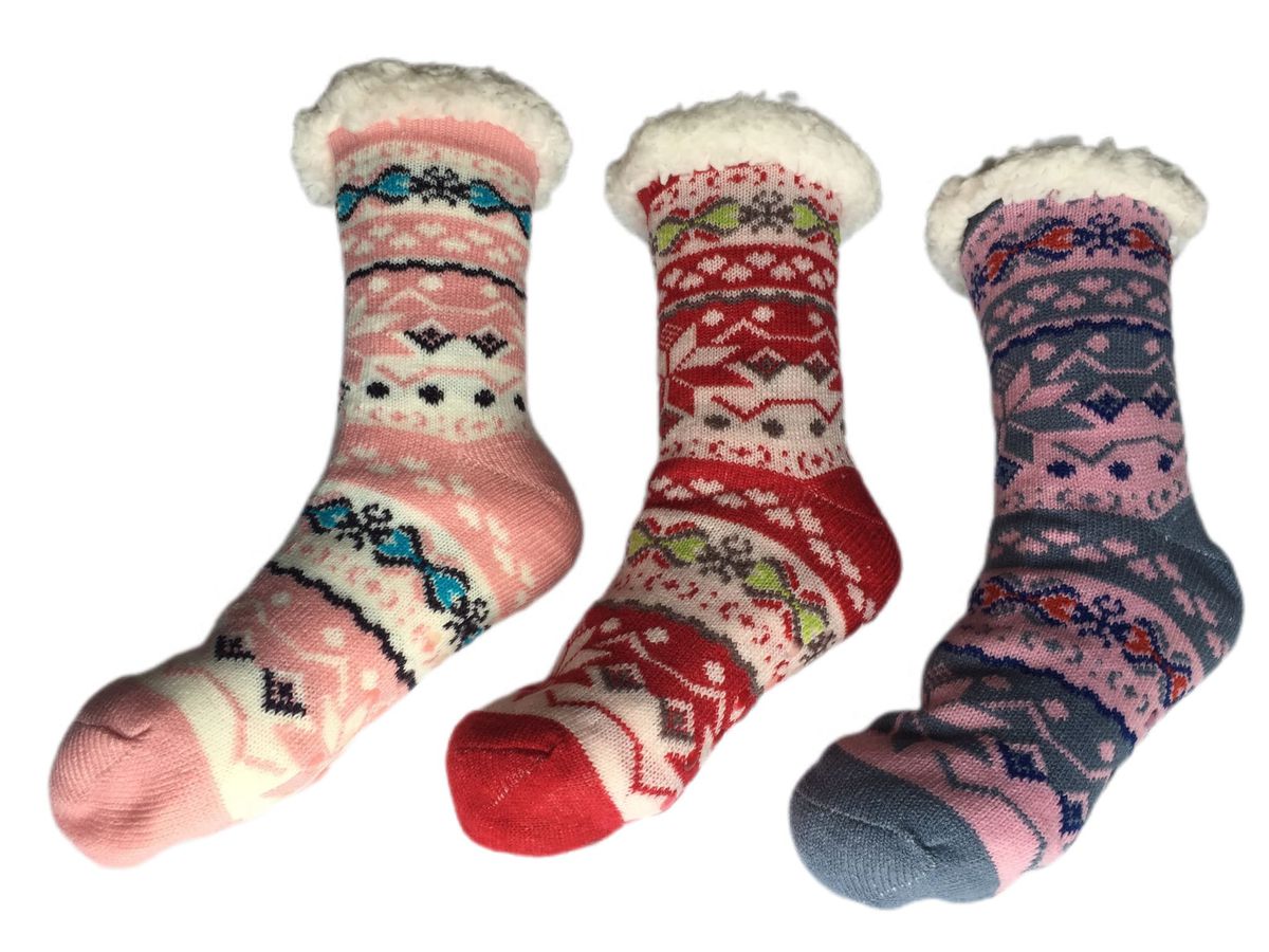 Unisex Winter Flees Socks 2pc Pack Colour Options Available