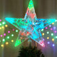 Christmas 15cm Tree Top LED Star Warm RG