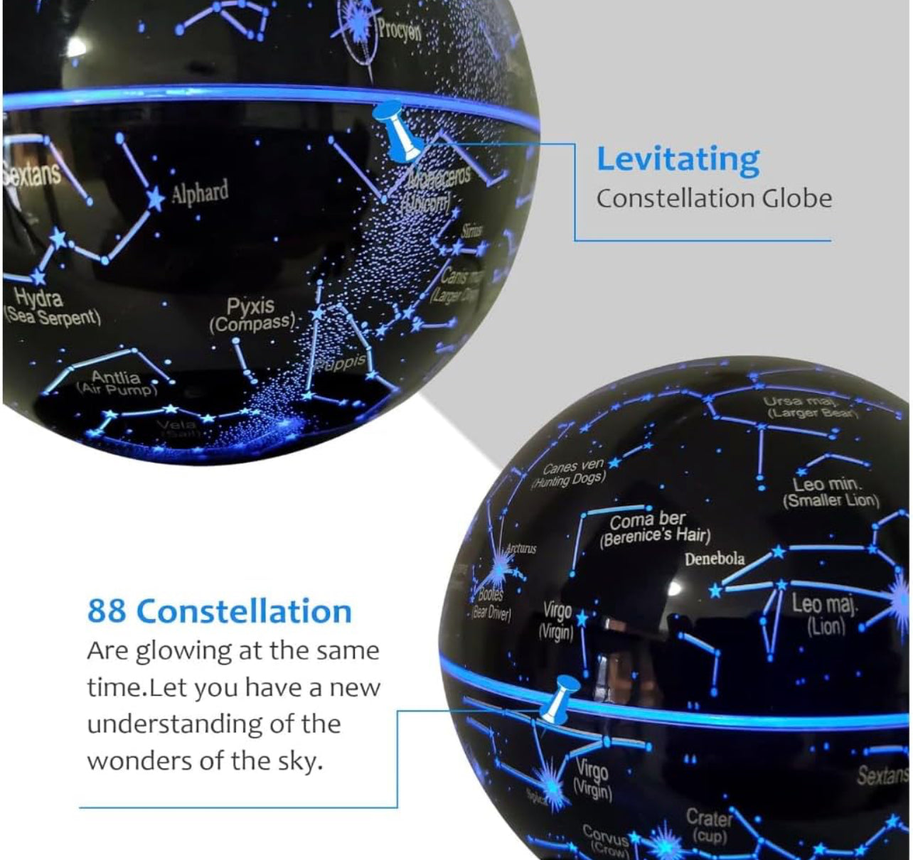 Levitating Galaxy Globe – Megamall Online Store