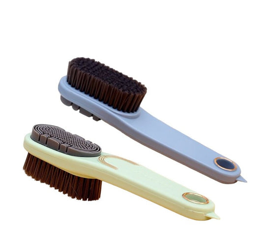 Soft Bristles Double-Sided Cleaning Shoe Brush