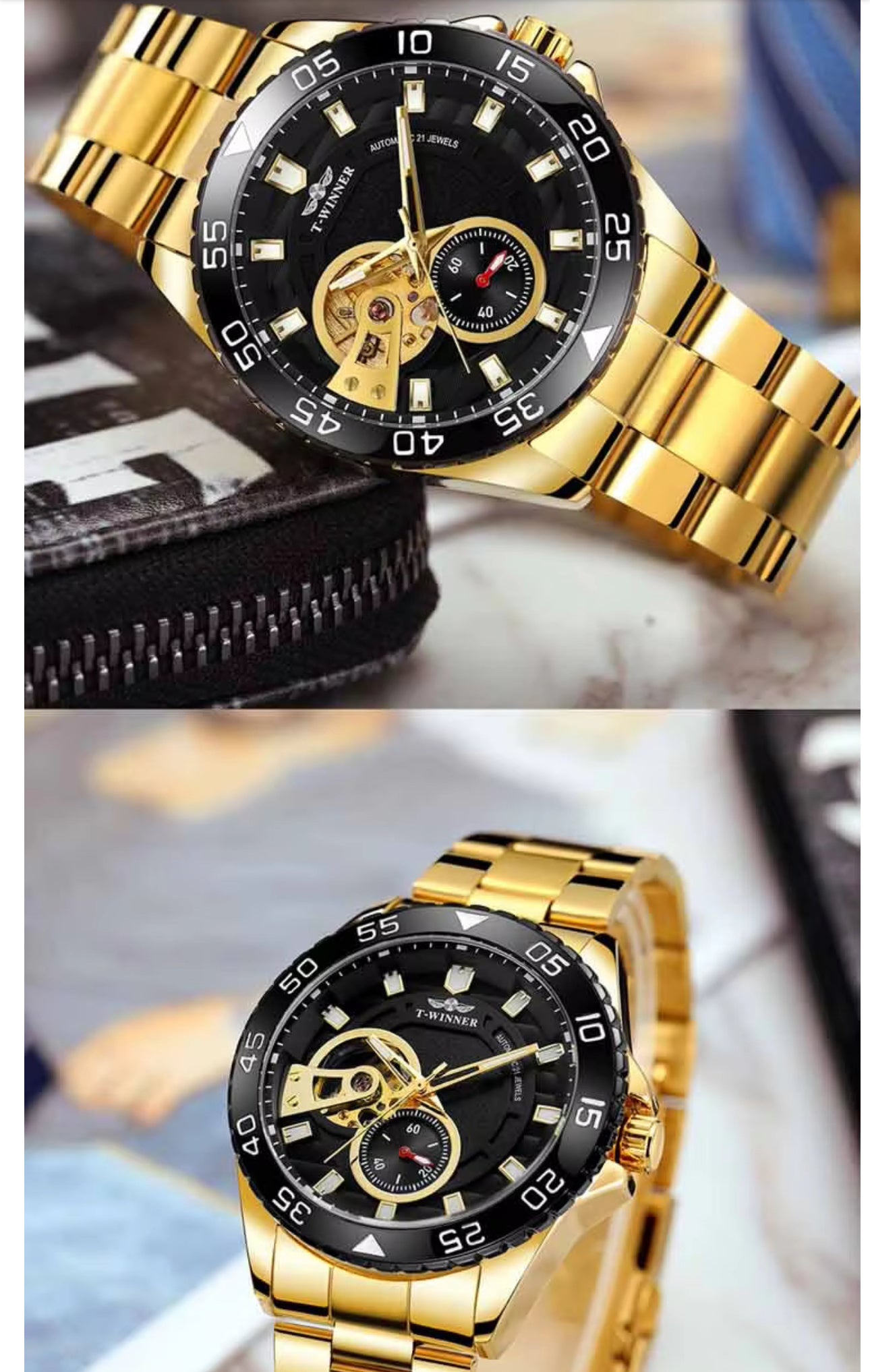 WINNER Men’s Fashion and Leisure Hollow Mechanical Movement Automatic Mechanical Watch — Various Models PreOrder Sales Now Available!