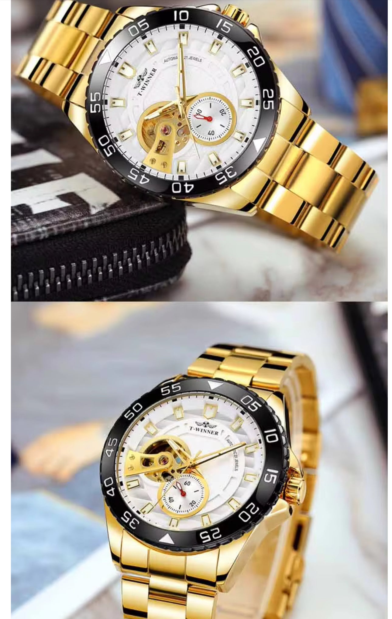 WINNER Men’s Fashion and Leisure Hollow Mechanical Movement Automatic Mechanical Watch — Various Models PreOrder Sales Now Available!