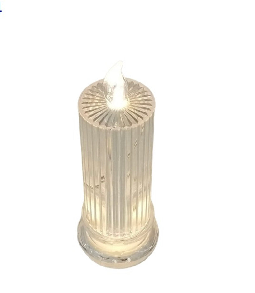 LED Candle Lights Creative Romantic Crystal Candles Lamp for Home Room