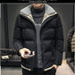 Men Down Jacket Warm Cotton Jacket Winter Thick Warm Cotton Casual Jacket Various Colours Available