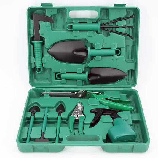 10PCS Bunnings Garden Tool Kit With Secateurs Shovel New Plant Weeding Set