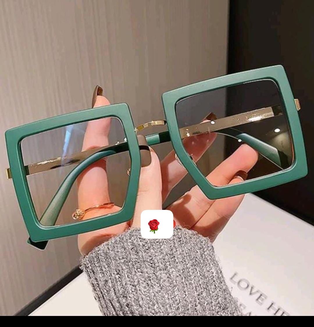 Eyeglass Frame Oversized Square