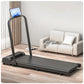 2-in-1 Fitness Foldable Electric Treadmill Space-Saving Machine Walking Running Pad