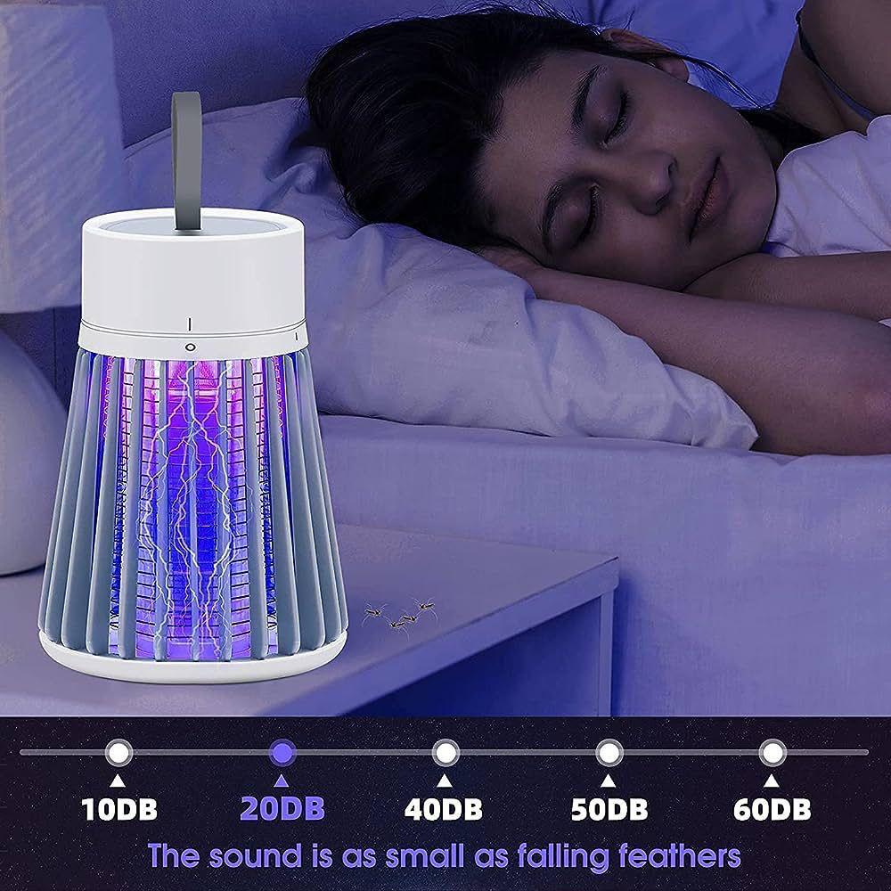 Mosquito and Fly Bug Killer Indoor Light with Hanging Loop Electric Insect Killing Trap Lamp Repellent