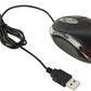 Wired Optical Mouse 1200DPI With LED Light