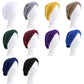 Solid Colour Braided Hair Bonnet