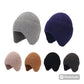 Winter Beanie Hat Knit Earflap Hat Soft Warm Skull Caps Outdoor Solid Casual