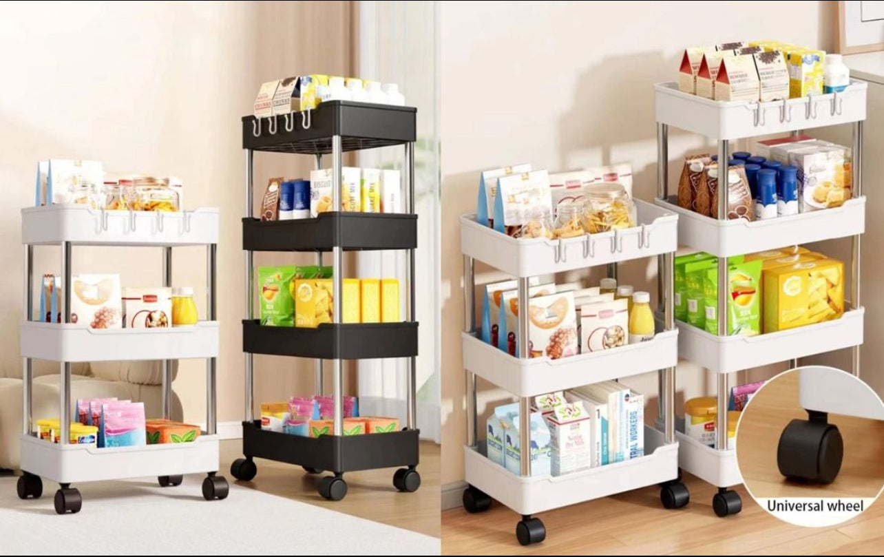 Kitchen Trolley 3 Tier Stainless Steel