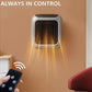 TURBO 800 HANDY SPACE SAVING WALL OUTLET HEATER 800W WITH REMOTE CONTROL