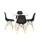 Round Retro Table & Chair Set 5pc