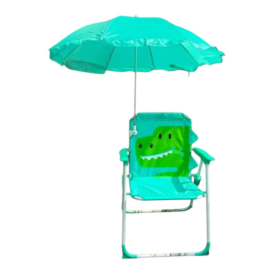 Kiddies Camping Chair With Umbrella- Various Options