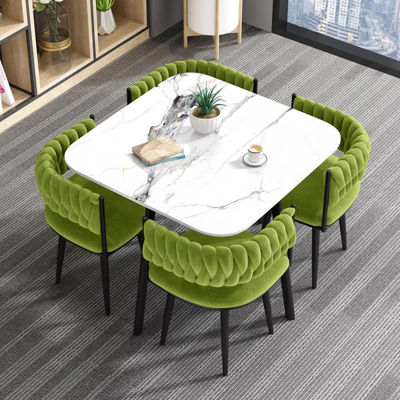 Modern Nordic Dining Table Set 5pc Set - Various Colours / PreOrder Sales Only!