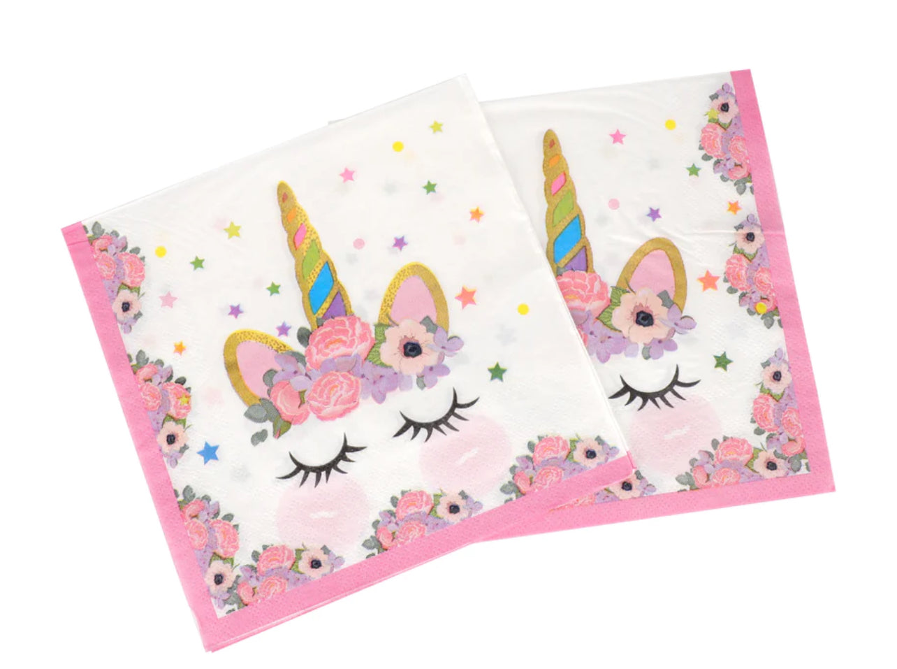 Unicorn Party Theme Paper Napkins (20pc)