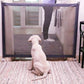 Magic Gate Pet Dog Safety Mesh Gate Portable Folding Enclosure Install Anywhere Keep Distance for Your Pets from Kitchen and Outdoor