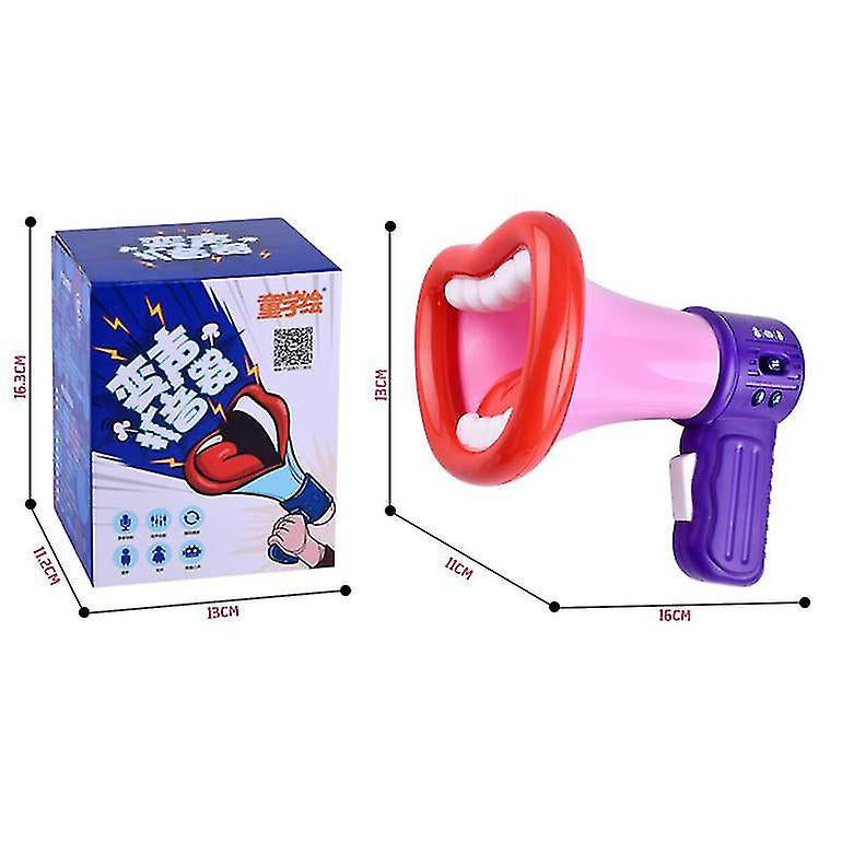 Cute Fun Little Horn Multi-function Recording Voice Changing Loudspeaker Toy