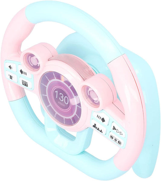 360-Degree Rotation Steering Wheel With Sound Effects And Light Toy