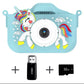 Unicorn Kids Camera, Christmas Birthday Gifts for Girls Boys, 1080P HD Selfie Digital Video Camera for Toddlers, Cute Portable. Various Colours