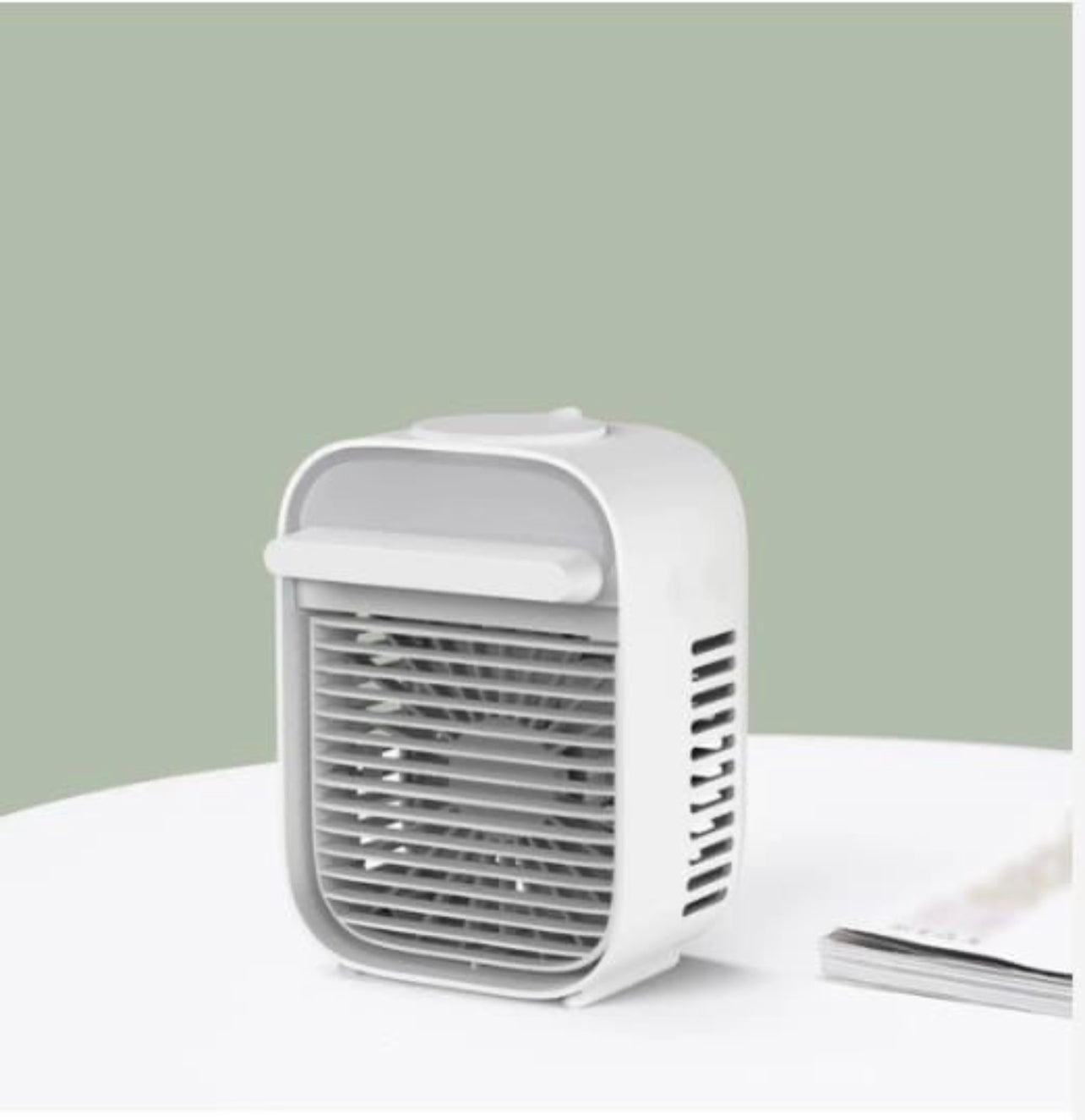 ➡️New USB Mini Refrigeration Air Conditioner
➡️ Small Cooling Fan Home Portable Mobile Desktop Humidification 
➡️Cooling Air Conditioning fan