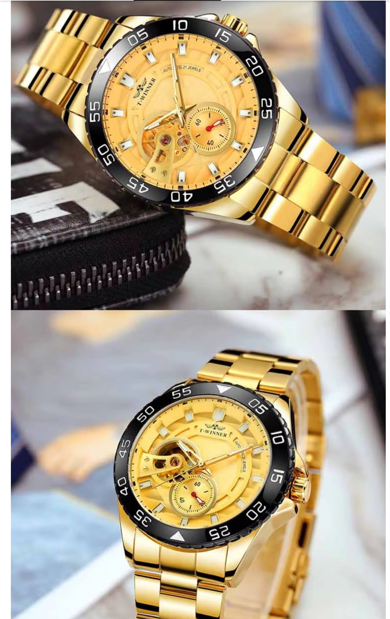 WINNER Men’s Fashion and Leisure Hollow Mechanical Movement Automatic Mechanical Watch — Various Models PreOrder Sales Now Available!