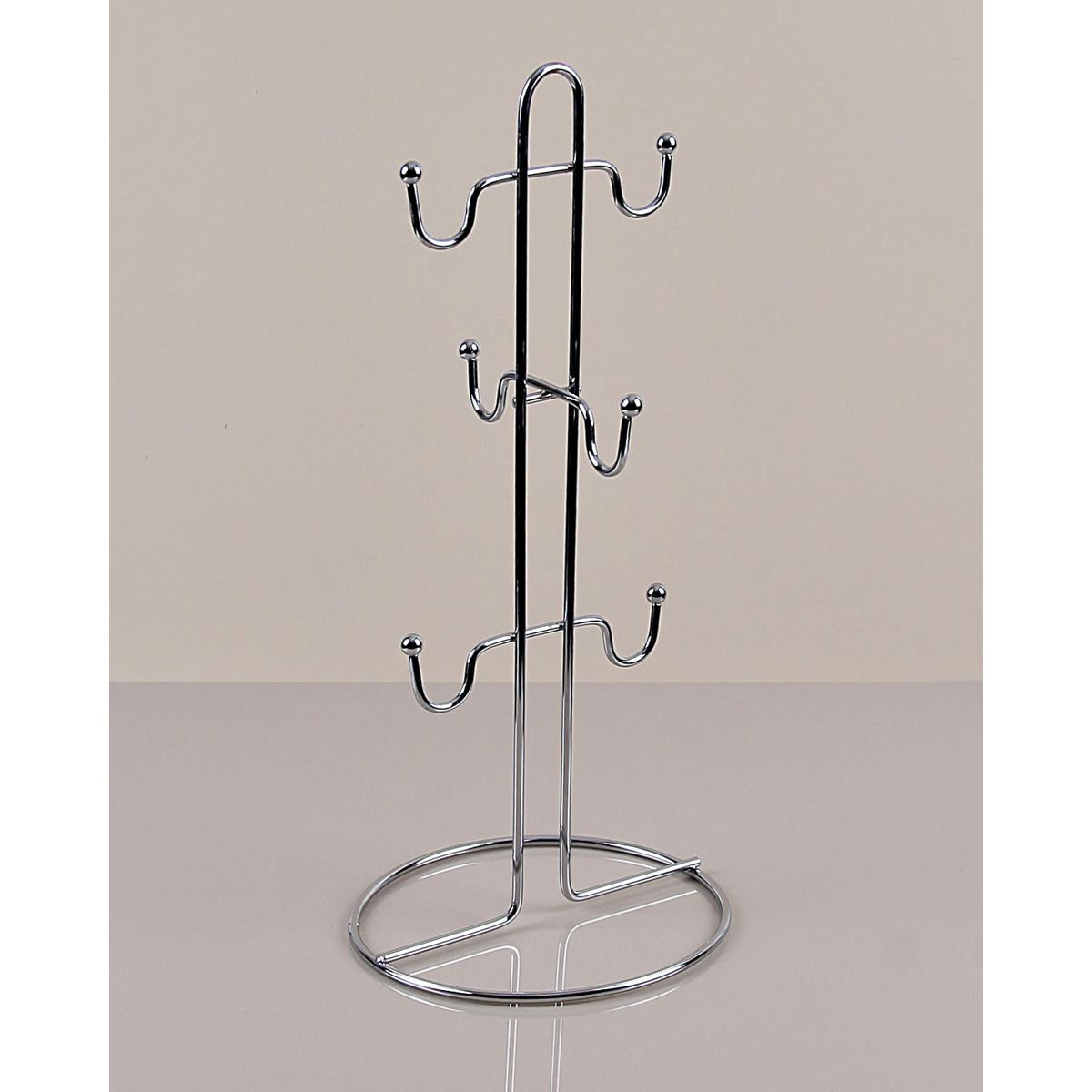 Stainless Steel Mug Stand 6 Hooks