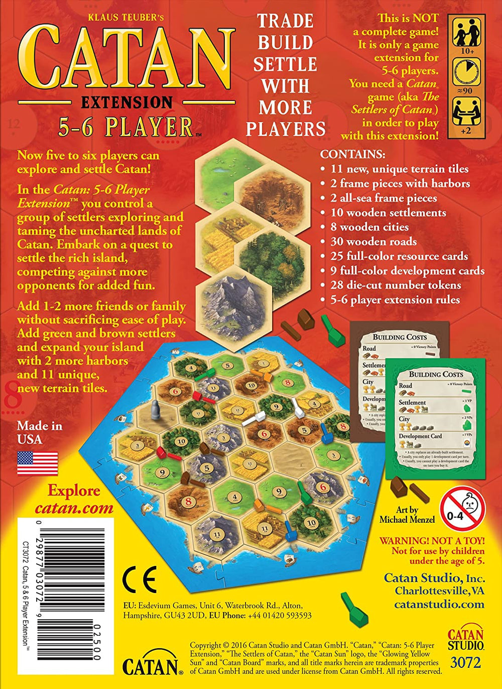 Catan 5 & 6 Player Expansion