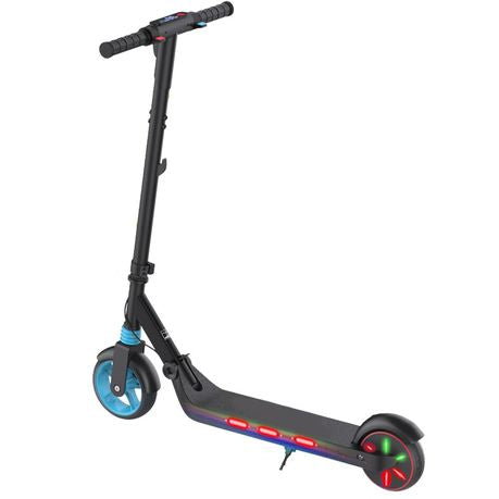 Kids Electric Folding Scooter with RGB LED Lights 130watt