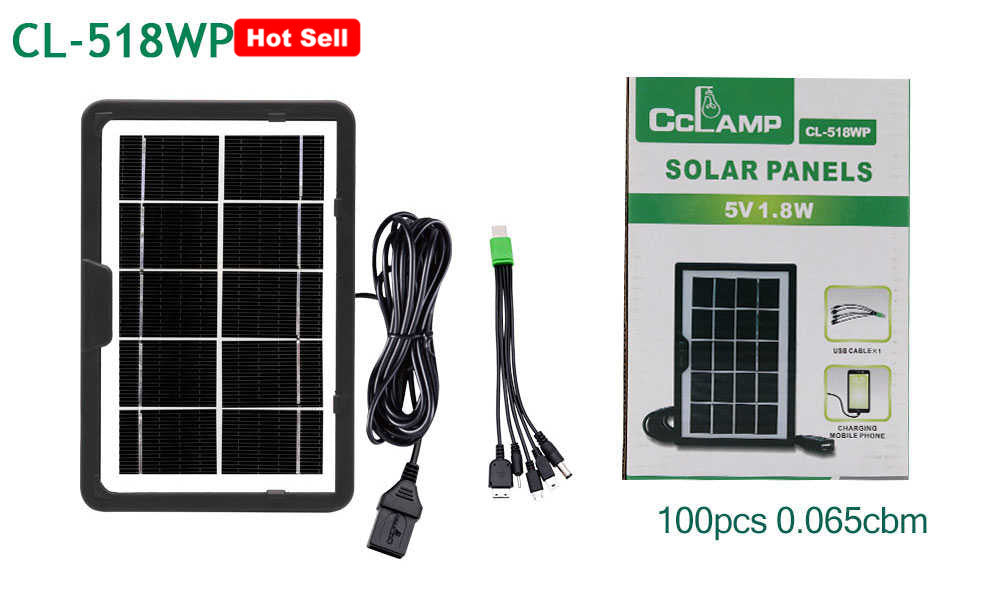 CCLamp CL-518WP 1.8W Solar Mobile Phone Charger