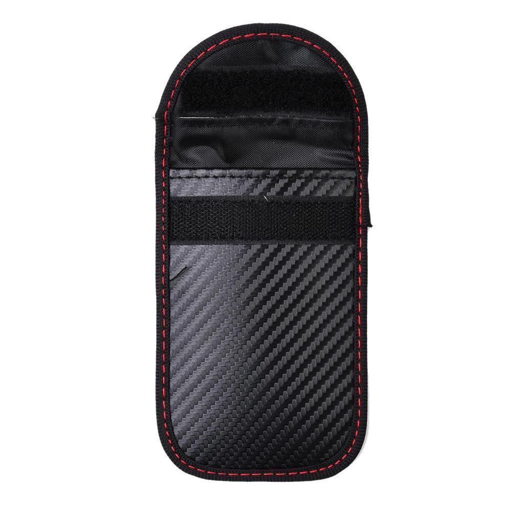 Carbon fiber pattern RFID signal shielding key case