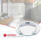 Round Tempered Glass Weighing Scale