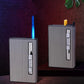 2 In 1 GAS Cigarette Charging Windproof Lighter With 20pc Cigarette Holder