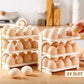 3 Layer Stackable Egg Holder - Space-Saving Fridge Organiser