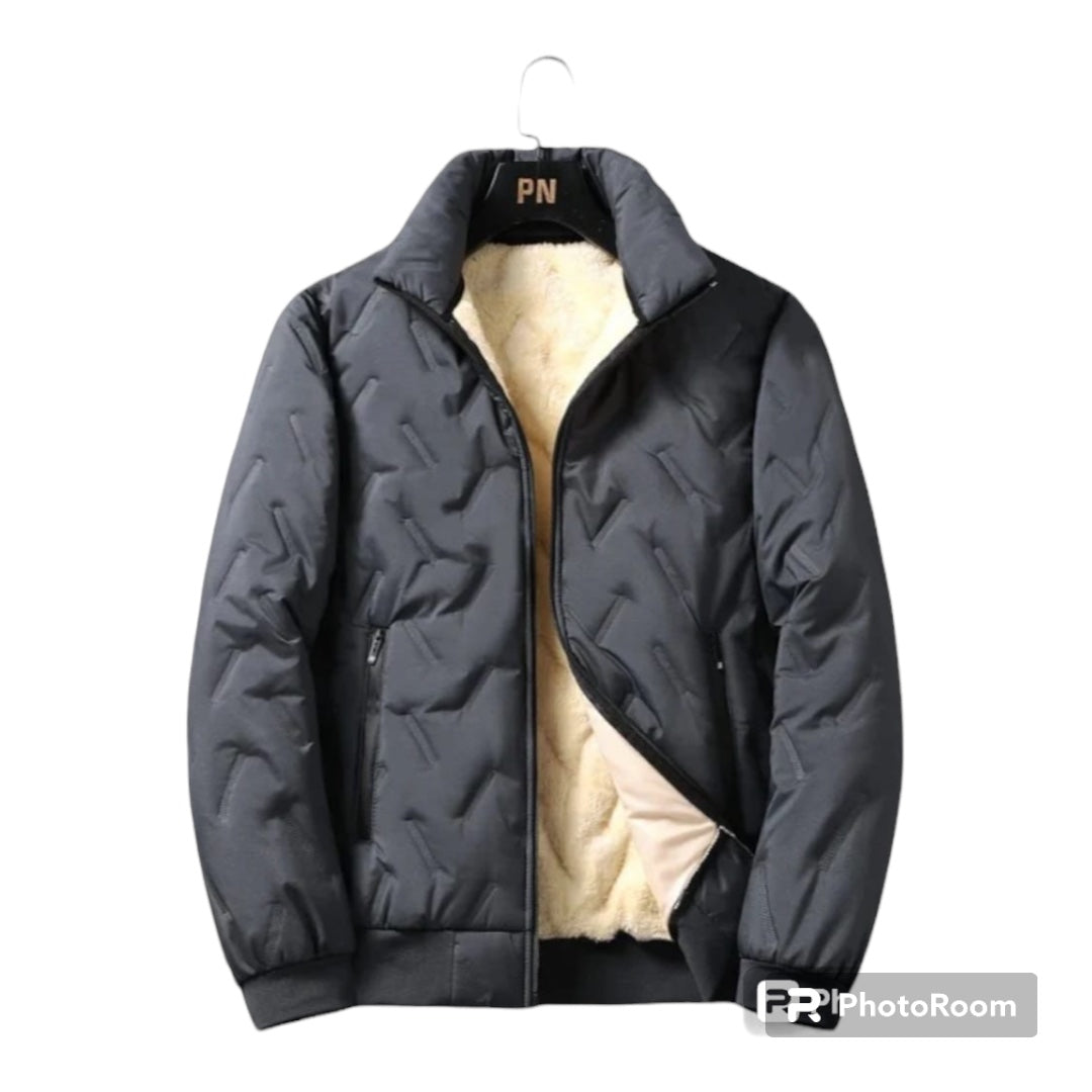 Autumn and Winter Jacket Men Velvet Thick Material- Various Colours