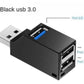 Usb 3.0 Hub Adapter Extender Mini 3 Port Breakout U Disk Card Reader