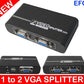 1 To 2 Port Vga Splitter High Resolution Support 1920 X 1440 550Mhz Video 102A