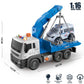 Tow truck toy with car toy, crane toy, (set, complete set), tow truck toy with sound, children's toy from 2 3 4 years Scale 1:16