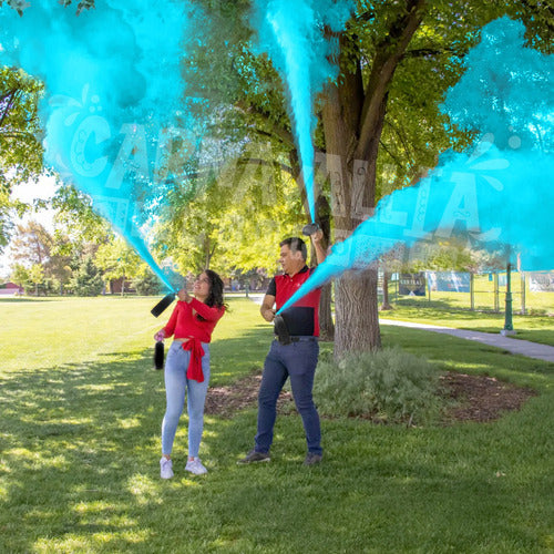 Fire Extinguisher Spray Fired Gender Reveal - Pink & Blue