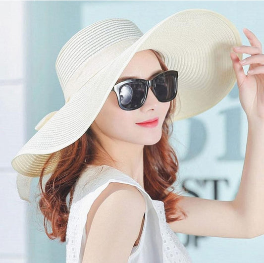 Ladies Wide Brim Summer Sun Hats Various Colours