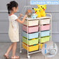 10 Drawers Rolling Storage Cart, Multicolor