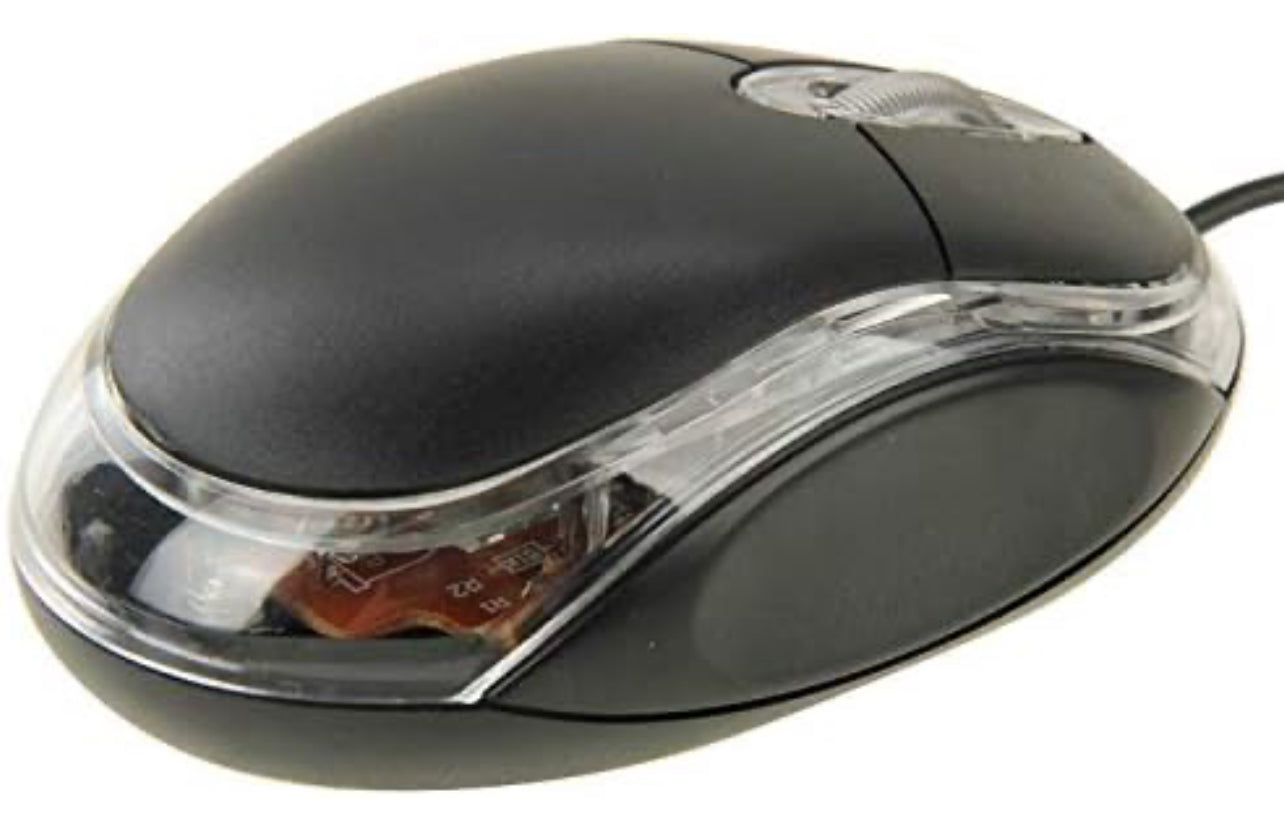 Wired Optical Mouse 1200DPI With LED Light