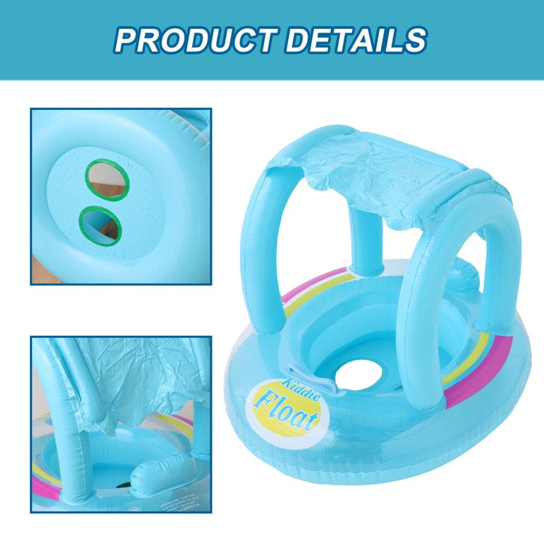 Kids Swim Boat Seat Inflatable Float Cushion