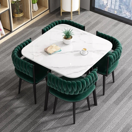 Modern Nordic Dining Table Set 5pc Set - Various Colours / PreOrder Sales Only!