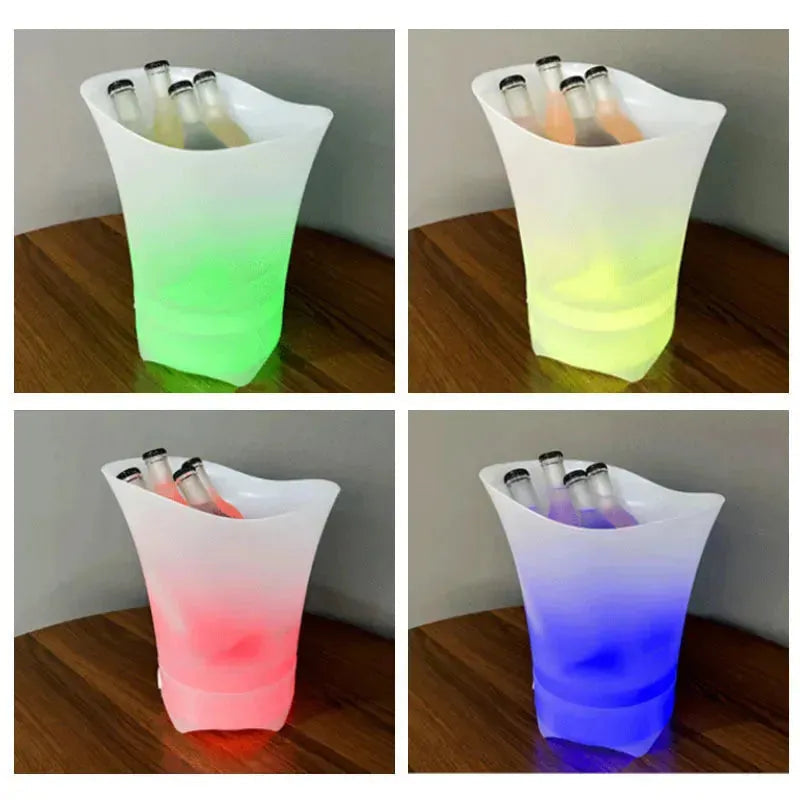 LED Rechargeable Ice Bucket With Speaker.