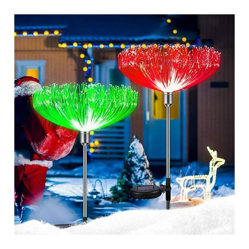 2pcs Color Changing  Solar Lawn Lamp