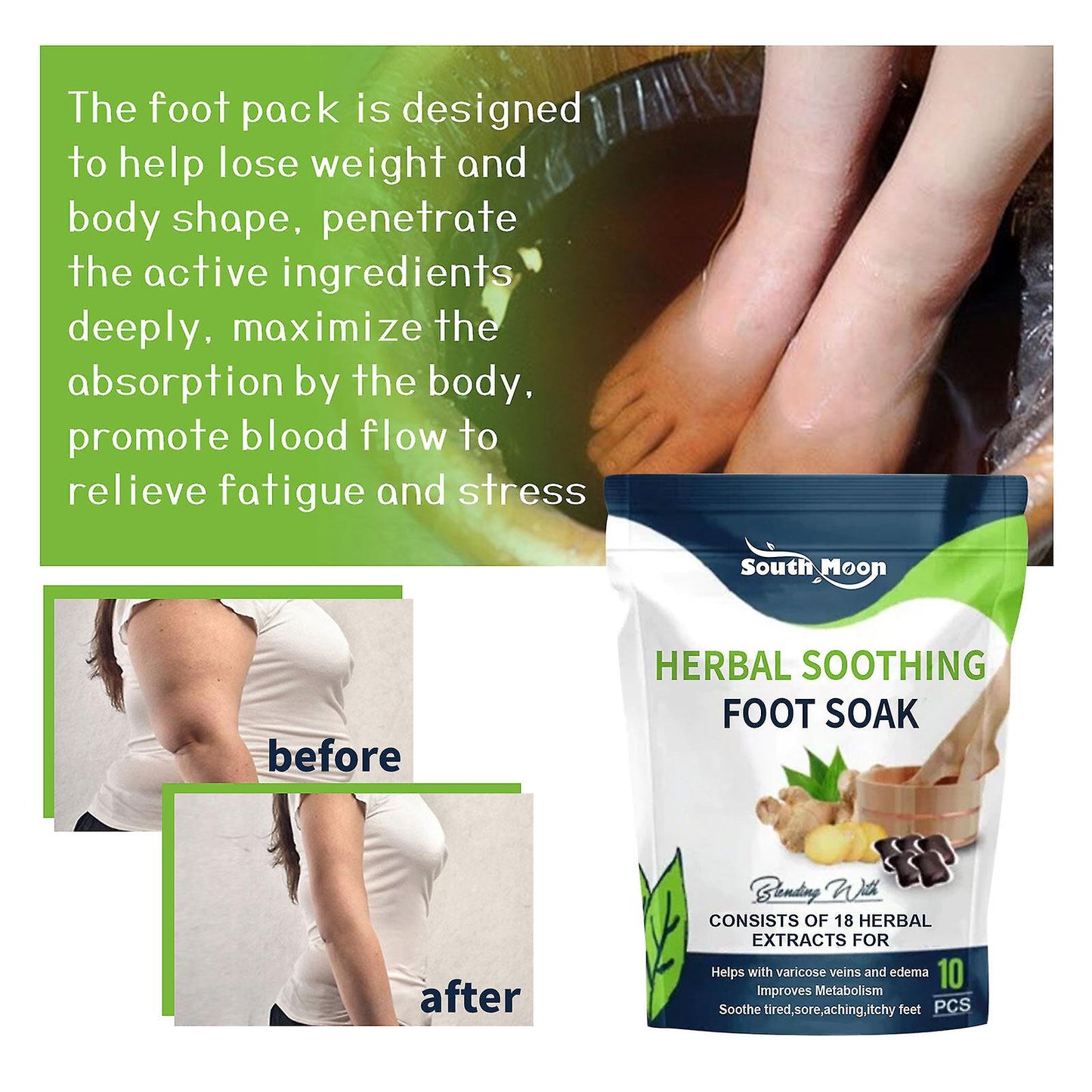 Herbal Detox And shaping Cleansing Foot Soak Beads