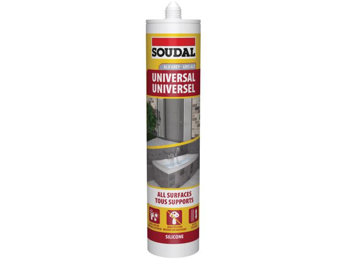 Soudal Silicone GP Universal Sealant 270 ml-Black